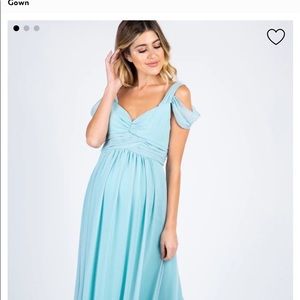 Pinkblush Blue maternity gown